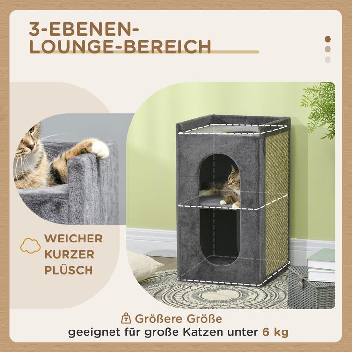 Actual product image Jamb Cat scratching post (81 cm, Dark grey)