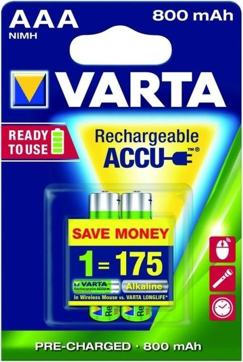 Actual product image Varta long-life power (4 pcs., AAA, 1240 mAh)