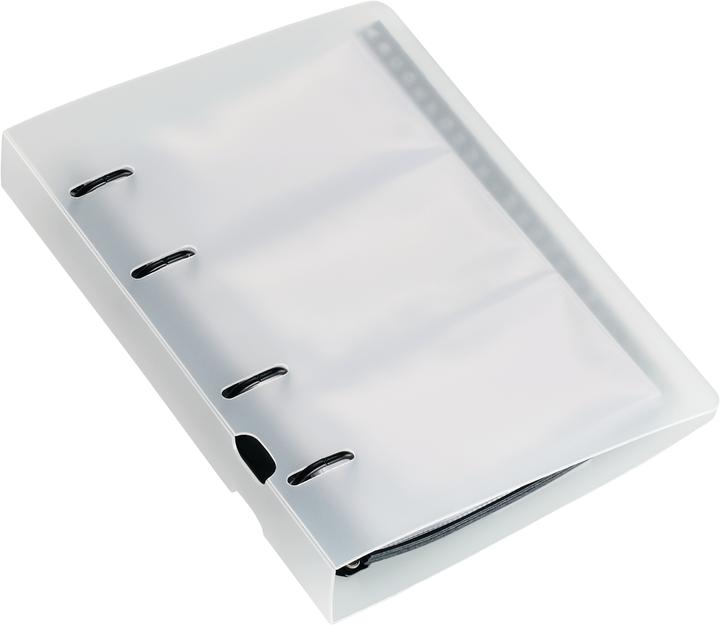Actual product image Kolma Show book Visit 12.5x21 cm 4 rings filling height 2.5 cm colourless (125 x 210 mm, 35 mm, 1 Piece)
