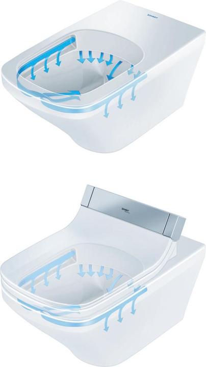 Duravit Wand-WC DURASTYLE tief, 370x620mm, SensoWash weiss WG