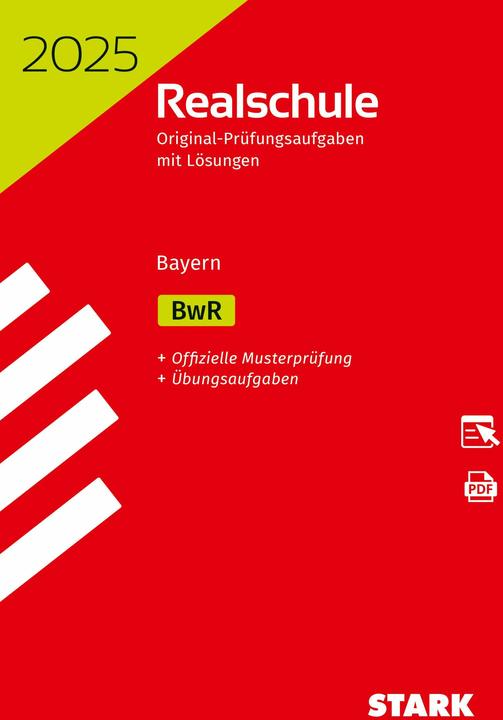 Actual product image Original-Prüfungen Realschule 2025 - BwR - Bayern (German, 2024)