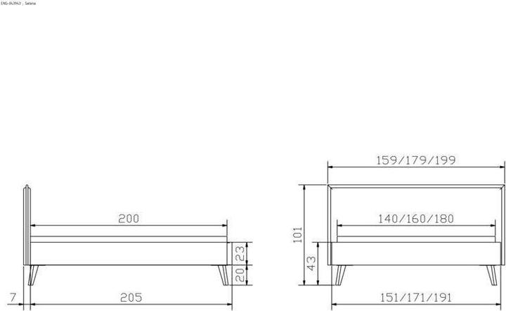 Produktbild Hasena Dream-Line (180 x 200 cm)