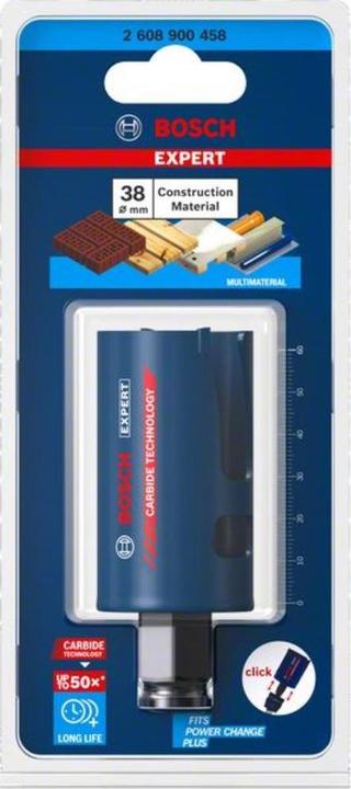 Actual product image Bosch Professional Zubehör Expert Construction Material hole saw, 38 x 60 mm (38 mm)