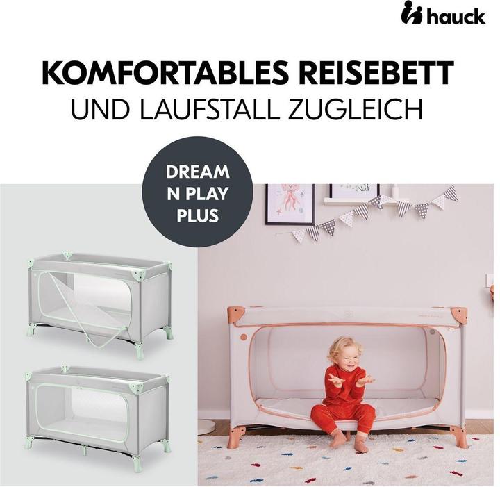 Actual product image Hauck Reisebetten Reisebett Set Dream N Play Plus inkl. Alvi