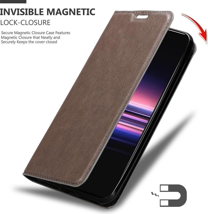 Image du produit Cadorabo Book Couverture magnétique invisible (Sony Xperia 5 II)