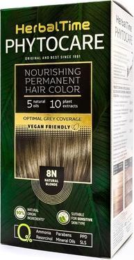 Produktbild Herbal Time Phytocare Dauerhafte Haarfarbe 20 Nuancen 8N Naturblond (8N Naturblond)