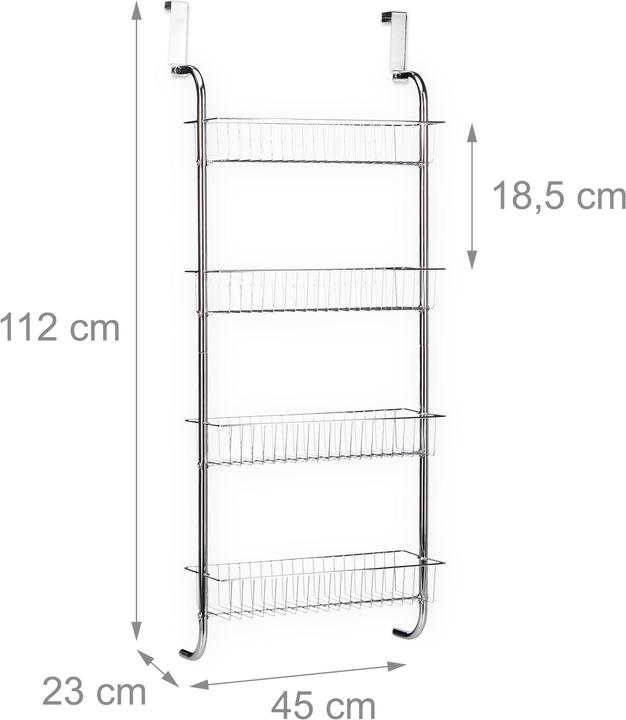 Image du produit Relaxdays Étagère de suspension (23 x 45 x 112 cm)