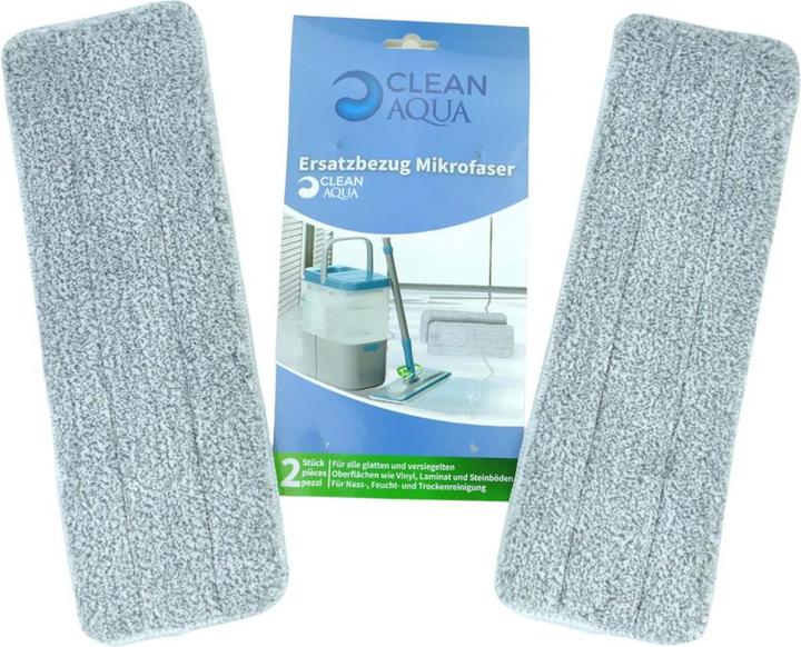 Produktbild CREaCLEAN Mikrofaser Universal Wischbezug für CleanAqua 2er Set (2 Stk.)