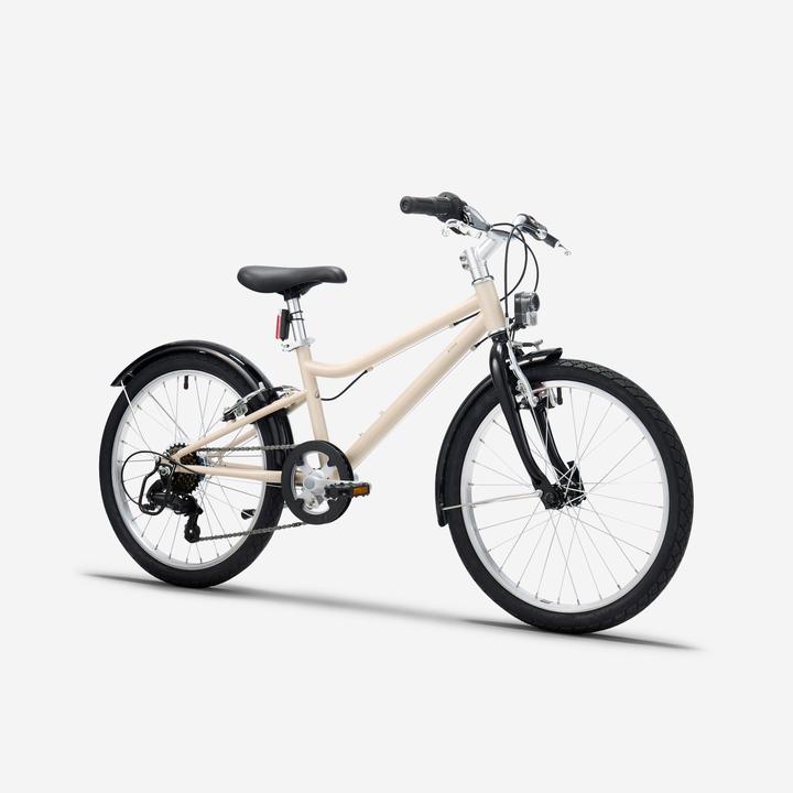 Btwin Kinderfahrrad Trekkingrad 20 Zoll Riverside 500 beige (20")