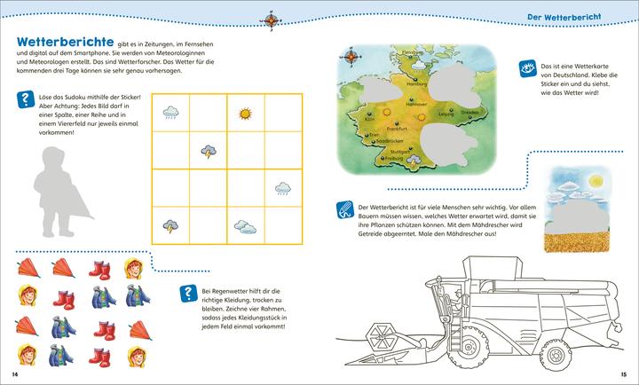 Actual product image Tessloff WAS IST WAS Junior Mitmach-Heft Wetter (German, Lisa Herden, Katja Pine, Hans-Günther Döring, Oliver Teschner, 2022)