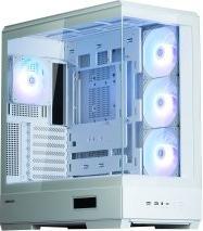 Produktbild Zalman GHE P50 DS ATX Geh??use Tempered Glass Panoramic View - Wei?? (ATX)