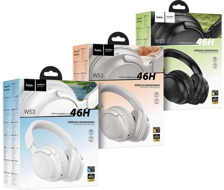 Produktbild Hoco W53 Tone Headset In-Ear Wireless Bluetooth Schwarz (30 h, Kabellos)