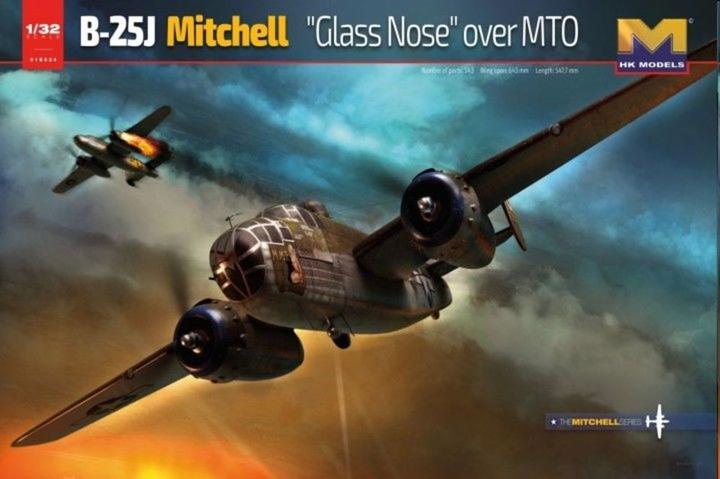 Actual product image Hong Kong Model B-25J Mitchell Glass Nose over MTO