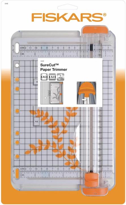 Actual product image Fiskars portable SuceCut cutting machine (5 Sheets, A5)