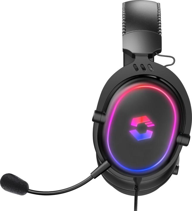 Produktbild Speedlink CONUX RGB Stereo Gaming Headset - for PC/PS5/PS4/Xbox Series X/S/Switch/OLED/Lite, black (Kabelgebunden)