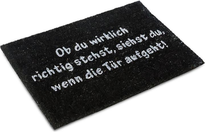 Relaxdays Deurmat kokosnoot (40 x 60 x 1 cm)