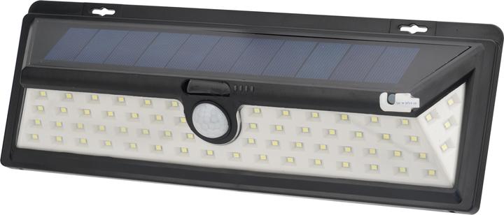 Casativo Applique murale, avec panneau solaire, avec capteur de mouvement, 800 lumens, 13,2 watts, lot de 4 (800 lm, IP44)