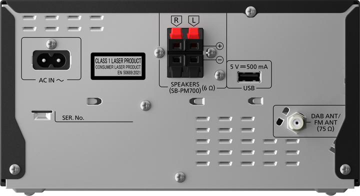 Immagine prodotto Panasonic SC-PM704 (Bluetooth, Lettore CD, 2x 40 W)