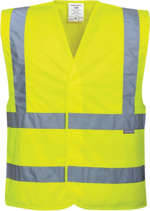 Portwest Gilet ad alta visibilità C470, classe 2, taglia L/XL, giallo (XL)