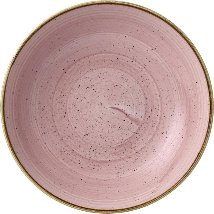 Actual product image Churchill Stonecast Petal Pink plate coupe deep 24.8cm (1 x, 24.80 cm)
