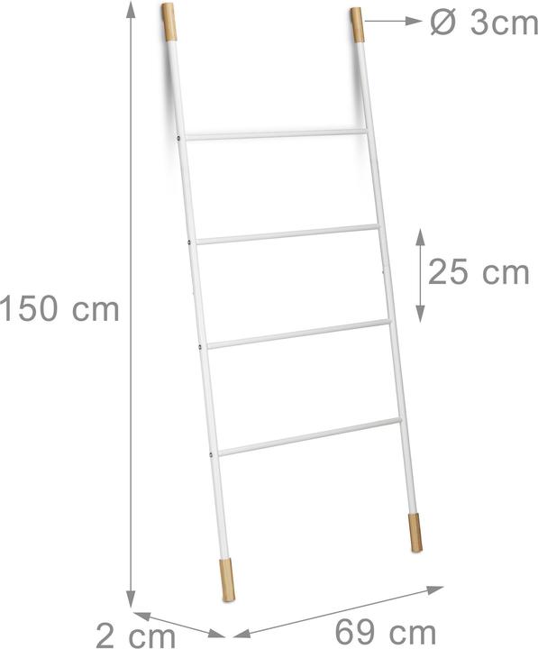 Immagine prodotto Relaxdays Handtuchleiter