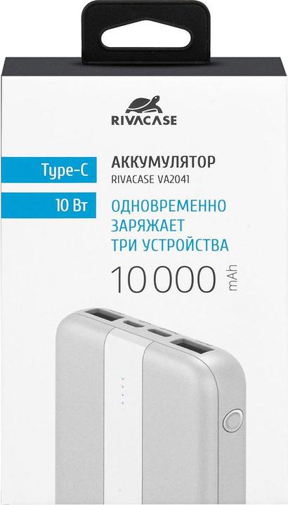 Actual product image Rivacase POWER BANK USB 10000MAH/VA2041 (10000 mAh, 10 W, 10 Wh)