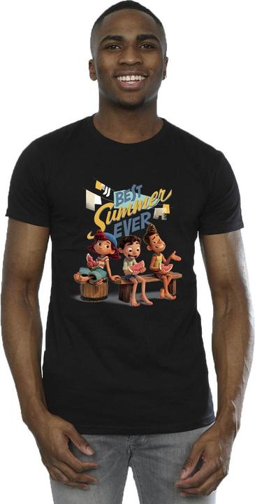 Actual product image Disney Mens Luca Best Summer Ever T-Shirt (3XL)