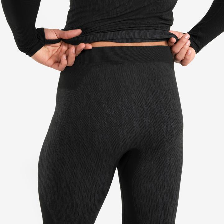 Immagine prodotto Kipsta Calzamaglia funzionale da calcio per donna/uomo - Keepdry nero (XS)