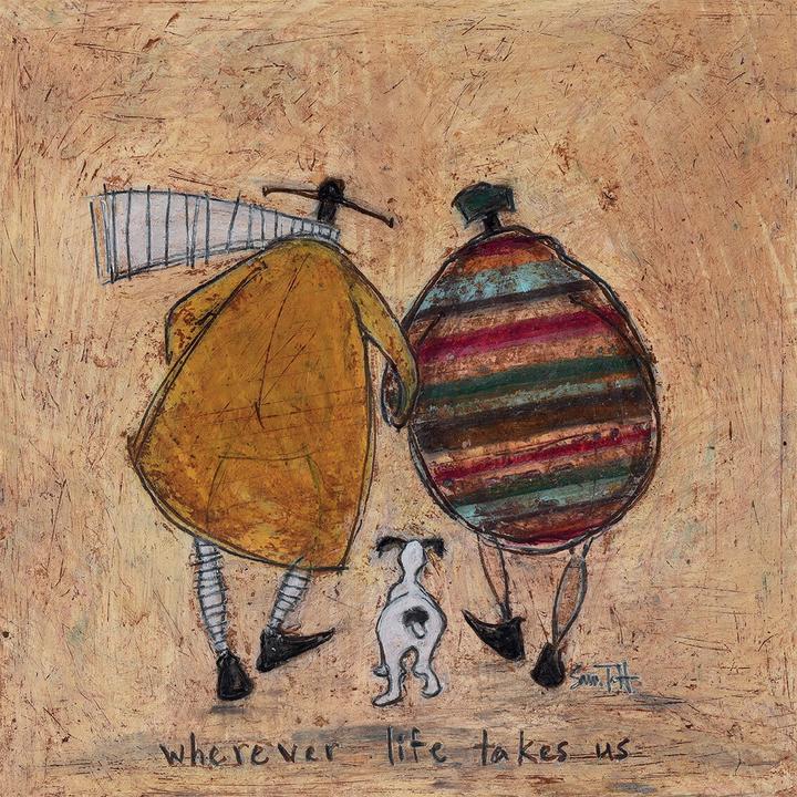 Actual product image Sam Toft Poster Wherever Life Takes Us (40 x 40 cm)