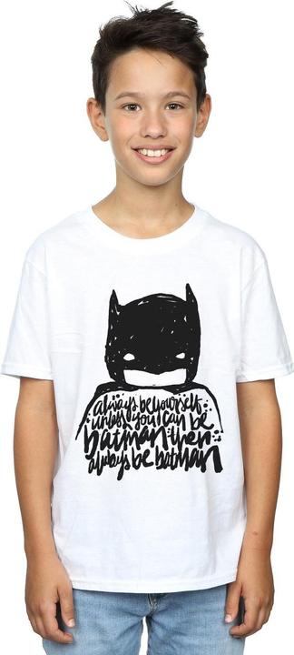 Immagine prodotto Batman T-shirt da bambino in cotone con logo (Always Be Yourself) (116)