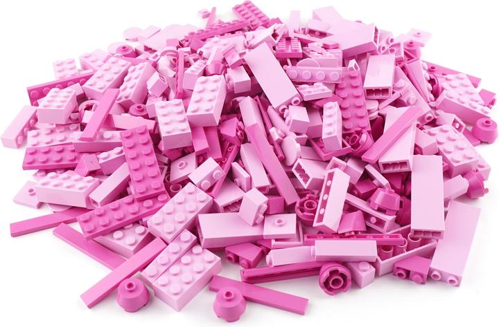 Actual product image LEGO Bricks Pink mix - 400 pieces - Pink bricks mix - NEW (LEGO Accessories)