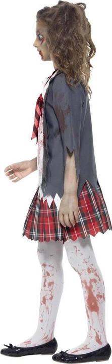 Actual product image Smiffys Childrens/Kids Zombie School Girl Costume Set (128, 134, 130 B)