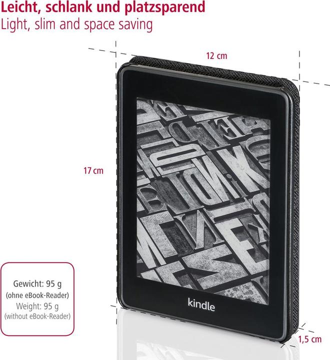 Actual product image Hama eBook case (Kindle Paperwhite 4)