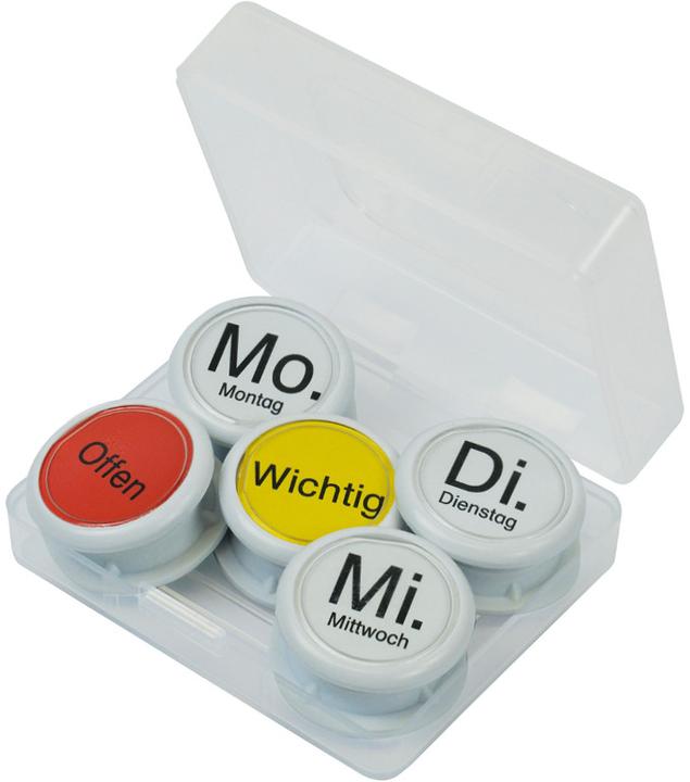 Actual product image TimeTEX TIME TEX day of the week magnets 10855 10 pieces in box