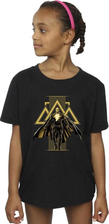 Produktbild Black Adam Rising Golden Symbols TShirt Mädchen (152, 158)