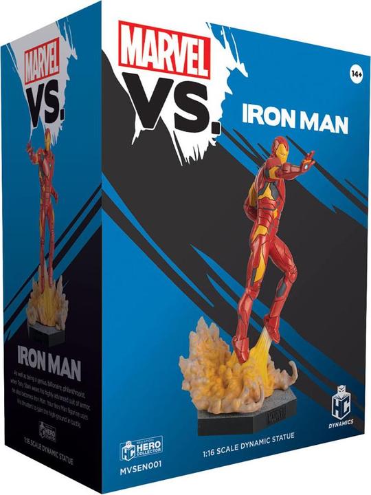 Actual product image Marvel 1:18 Dynamics Figure - Iron Man 13 cm
