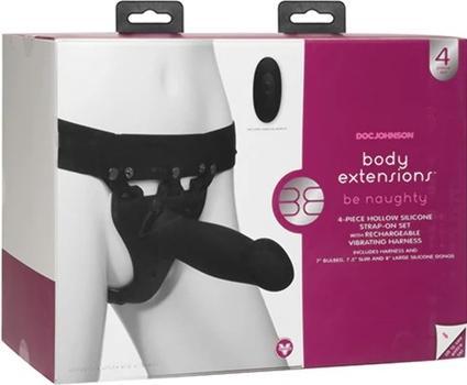 Actual product image Doc Johnson Strap-On Set with Vibration