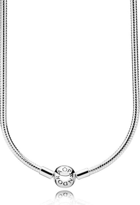 Actual product image Pandora Necklace with ball clasp (Silver, 42 - 50 cm)