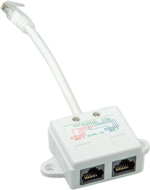 Immagine prodotto Value Adattatore a T RJ45 (RJ45, RJ45 (2x))