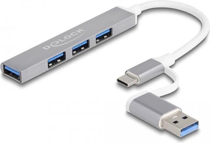 Delock Slim (USB-A, USB-C, 4 Ports)