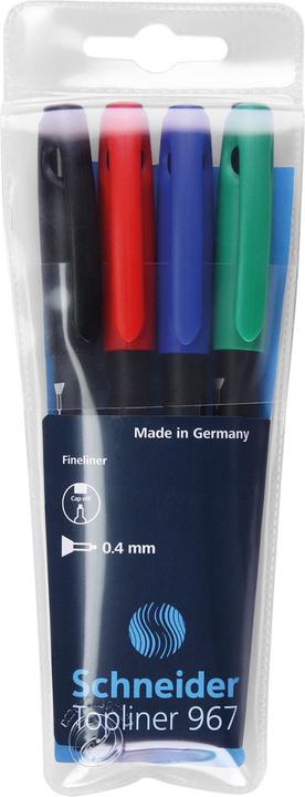 Actual product image Schneider Topliner 967 (Multicoloured, 4 x)