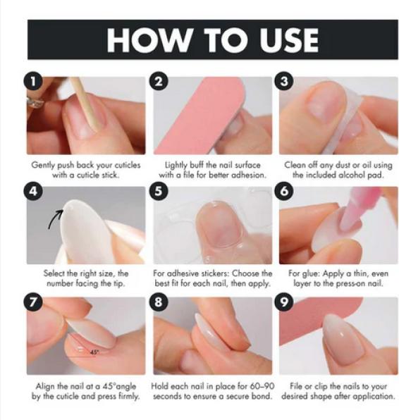 Produktbild MoYou London Soft Gel Press-Ons UV Adhesive Stickers (Nagelkleber)