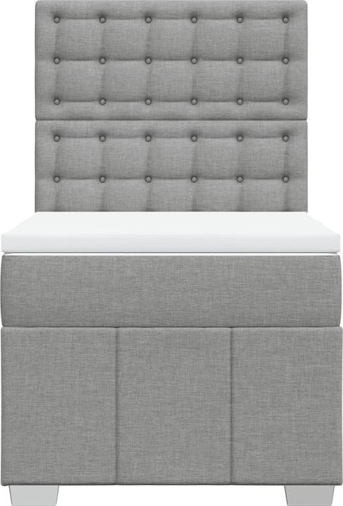 Image du produit VidaXL Bo x lit de saut avec matelas 90 x 190 cm Tissu (90 x 190 cm)