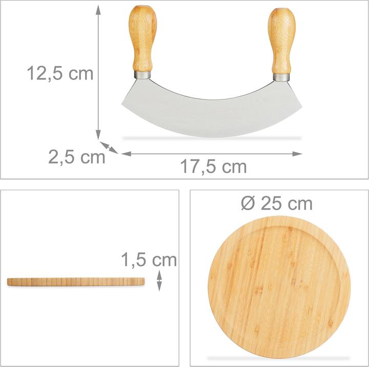 Actual product image Relaxdays Chopping knife