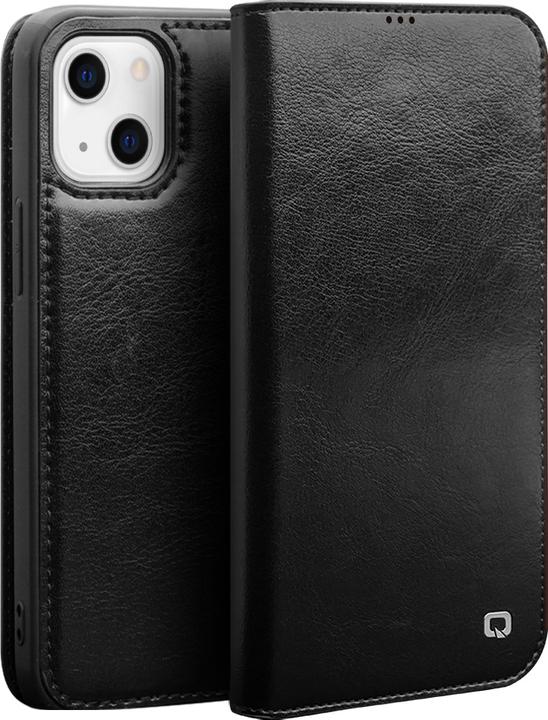 Actual product image QiAlino Fourre Flip cuir véritable (Apple iPhone XR)