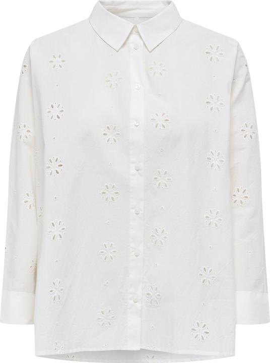 Produktbild Only Onlnew Lina Grace Ls Brod Angl Shirt Wvn (XL)
