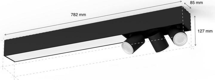 Produktbild Philips Hue Centris Basis BT (3650 lm, GU10)
