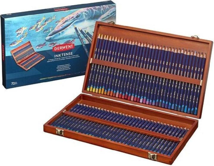 Image du produit Derwent Coffret cadeau Inktense Permanent Aquarell (Multicolore, 72 x)