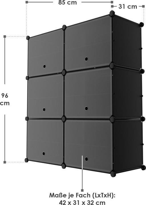Image du produit Juskys Benson (86 x 96 x 31 cm)