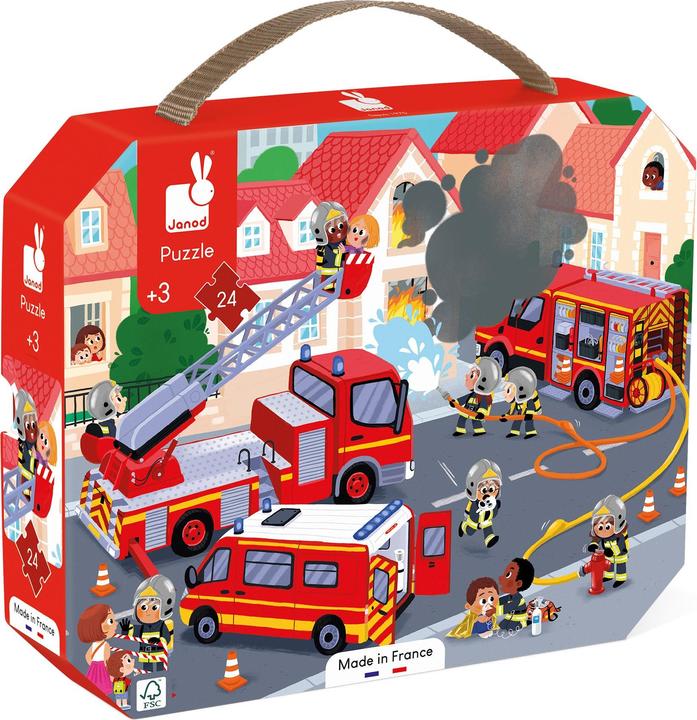 Produktbild Janod Feuerwehr (24 Teile)